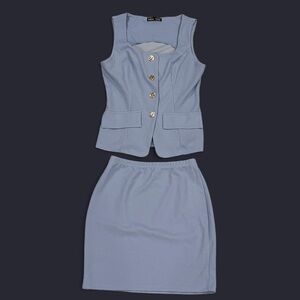 Skirt suit set in Light periwinkle